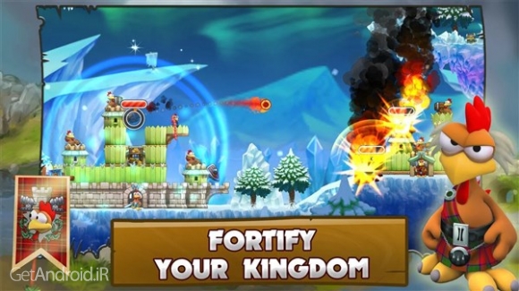 دانلود CRAZY CHICKEN strikes back 1.3.113_113 بازی حمله مرغ دیوانه اندروید