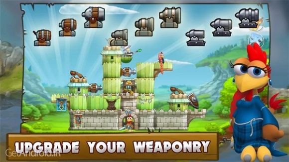 دانلود CRAZY CHICKEN strikes back 1.3.113_113 بازی حمله مرغ دیوانه اندروید
