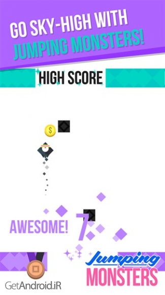 دانلود AMAZING JUMPING MONSTER SAGA 1.0.11 بازی پرش هیولا اندروید