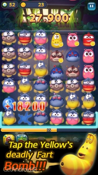 دانلود Larva Link 3.6.12 بازی پازلی پیوند لاروا اندروید