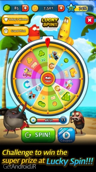 دانلود Larva Link 3.6.12 بازی پازلی پیوند لاروا اندروید