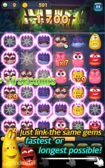 دانلود Larva Link 3.6.12 بازی پازلی پیوند لاروا اندروید