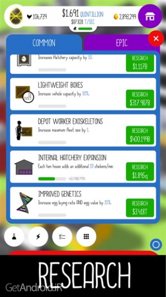 دانلود بازی Egg Inc اندروید