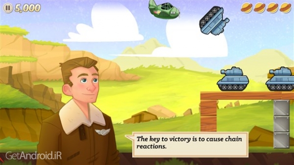 دانلود Sausage Bomber 1.1 بازی آرکید بمب انداز اندروید