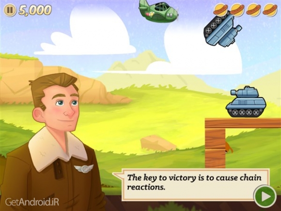 دانلود Sausage Bomber 1.1 بازی آرکید بمب انداز اندروید