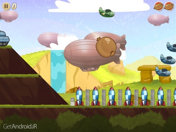 دانلود Sausage Bomber 1.1 بازی آرکید بمب انداز اندروید