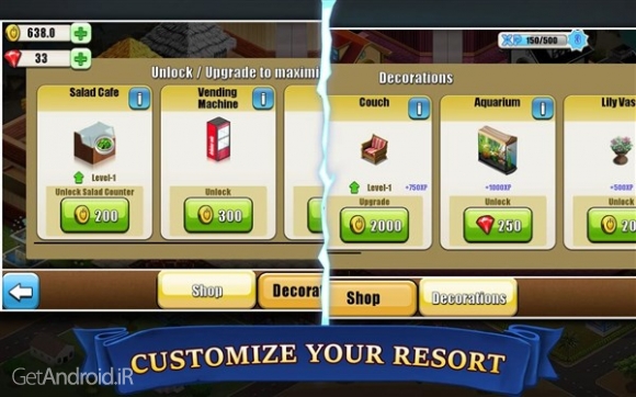 دانلود بازی Resort Tycoon اندروید