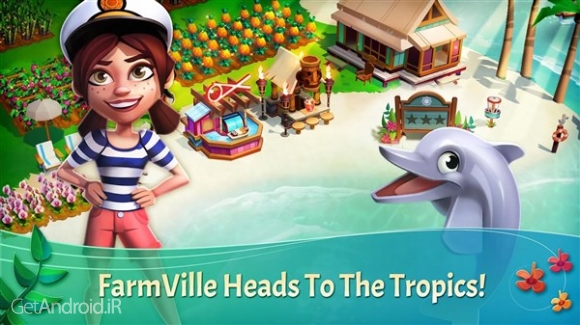دانلود بازی FarmVille Tropic Escape اندروید