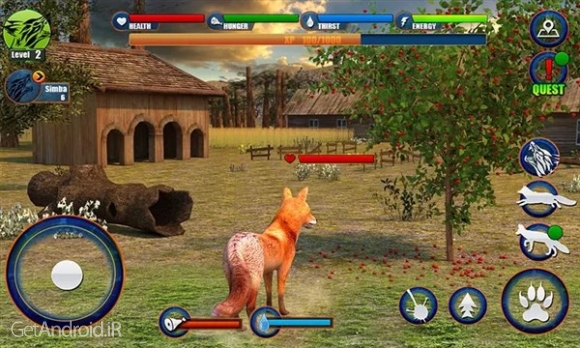 دانلود Wild Fox Adventures 2016 v1.0 بازی شبیه سازی روباه اندروید