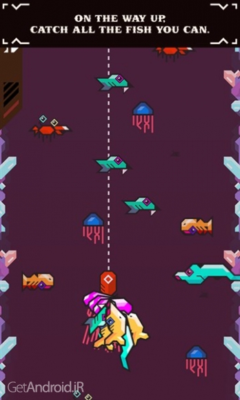 دانلود Ridiculous Fishing 1.2.2.4 b1422063103 بازی ماهیگیری خنده دار اندروید