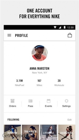 دانلود برنامه Nike اندروید
