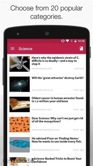 دانلود FeedNews: AI curated news app 2.1.2 برنامه فیدخوان اندروید