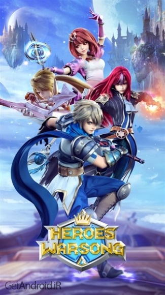 دانلود Heroes Warsong 1.6 بازی اکشن آواز جنگ قهرمانان اندروید