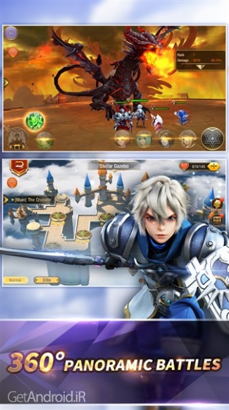 دانلود Heroes Warsong 1.6 بازی اکشن آواز جنگ قهرمانان اندروید