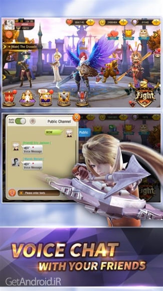 دانلود Heroes Warsong 1.6 بازی اکشن آواز جنگ قهرمانان اندروید