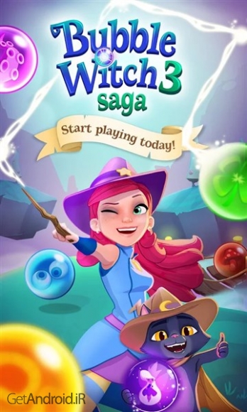 دانلود بازی Bubble Witch 3 Saga اندروید
