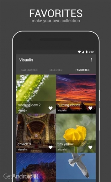 دانلود Visualis - Photo Wallpapers Premium v1.0 تصاویر پس زمینه با کیفیت بالا برای اندروید