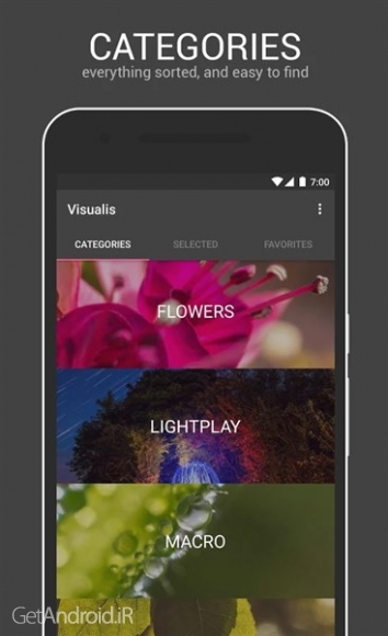 دانلود Visualis - Photo Wallpapers Premium v1.0 تصاویر پس زمینه با کیفیت بالا برای اندروید