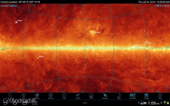 دانلود SkySafari 5 Pro v5.4.4.0 بهترین نرم افزار ستاره شناسی و نجوم اندروید
