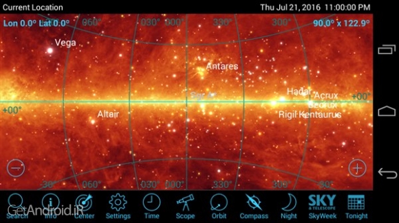 دانلود SkySafari 5 Pro v5.4.4.0 بهترین نرم افزار ستاره شناسی و نجوم اندروید