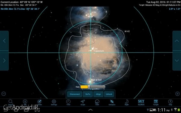 دانلود SkySafari 5 Pro v5.4.4.0 بهترین نرم افزار ستاره شناسی و نجوم اندروید