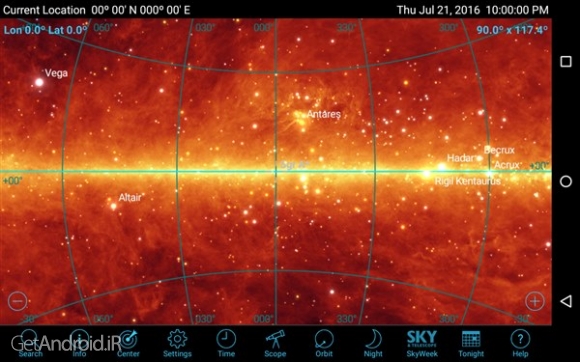 دانلود SkySafari 5 Pro v5.4.4.0 بهترین نرم افزار ستاره شناسی و نجوم اندروید