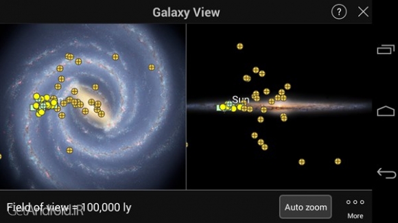 دانلود SkySafari 5 Pro v5.4.4.0 بهترین نرم افزار ستاره شناسی و نجوم اندروید