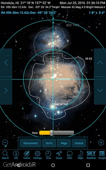 دانلود SkySafari 5 Pro v5.4.4.0 بهترین نرم افزار ستاره شناسی و نجوم اندروید