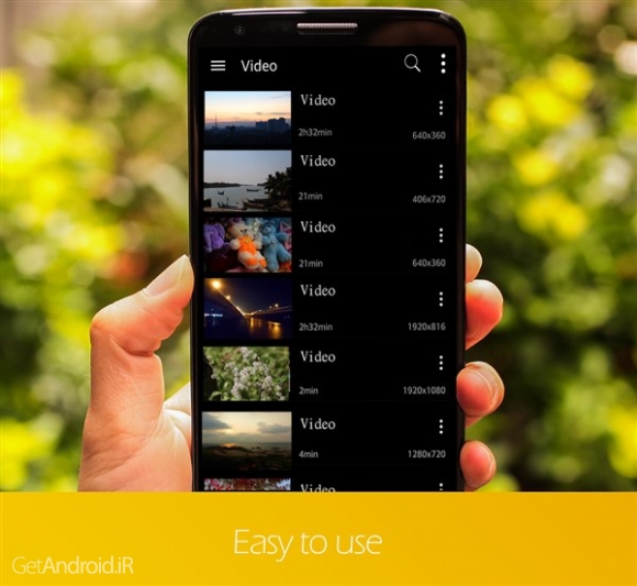 دانلود Video Player HD Pro v1.6.9 برنامه ویدیو پلیر قوی برای اندروید
