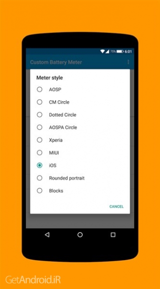 دانلود [XPOSED] Custom Battery Meter Pro 2.4.6 تغییر آیکون باتری اندروید