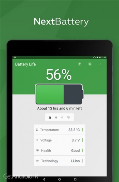 دانلود Next Battery Premium v1.0.6 بهترین نرم افزار کاهش مصرف باتری اندروید