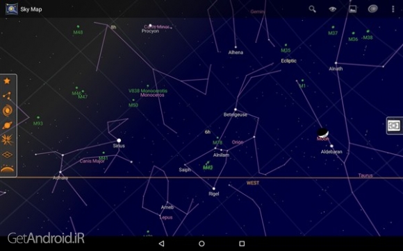 دانلود Sky Map v1.9.2 برنامه ستاره شناسی و سیاره شناسی اندروید