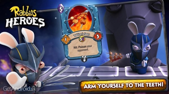 دانلود Rabbids Heroes 1.1.0 بازی خرگوش های دیوانه قهرمان اندروید
