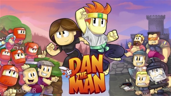 دانلود بازی Dan The Man اندروید