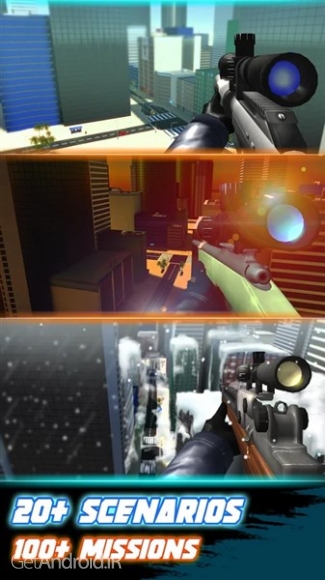 دانلود Sniper 3D Silent Assassin Fury 5.4 بازی قاتل تک تیرانداز اندروید