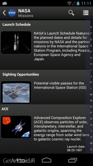 دانلود برنامه NASA اندروید