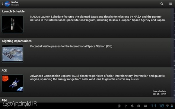 دانلود برنامه NASA اندروید