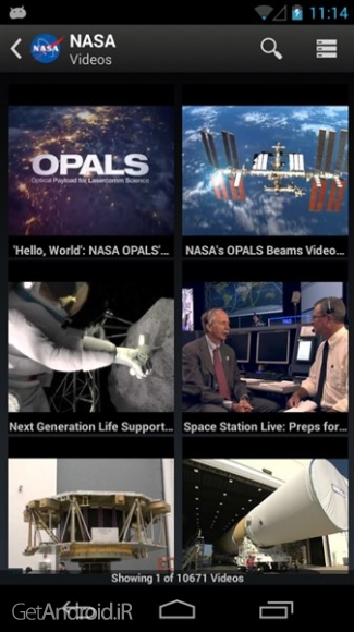 دانلود برنامه NASA اندروید