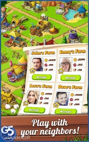 دانلود Farm Clan: Farm Life Adventure 1.12.29 بازی مزرعه داری آنلاین اندروید