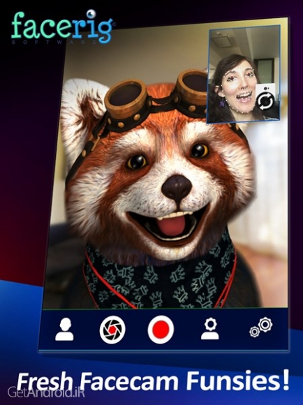 دانلود فیس ریج FaceRig v85 برنامه استفاده از شخصیت های کارتونی جذاب به جای چهره اندروید