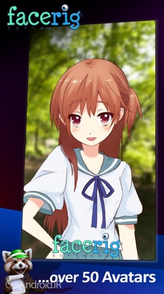 دانلود فیس ریج FaceRig v85 برنامه استفاده از شخصیت های کارتونی جذاب به جای چهره اندروید