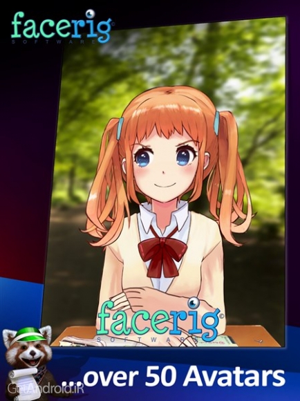 دانلود فیس ریج FaceRig v85 برنامه استفاده از شخصیت های کارتونی جذاب به جای چهره اندروید