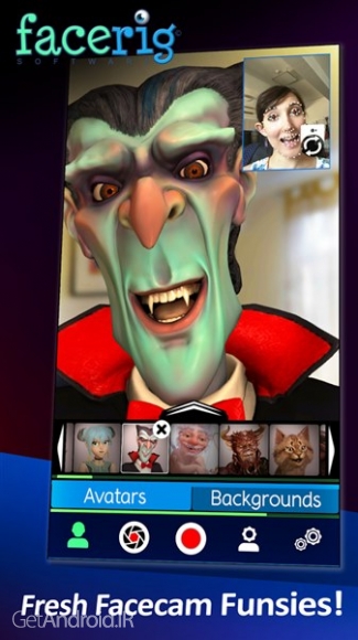 دانلود فیس ریج FaceRig v85 برنامه استفاده از شخصیت های کارتونی جذاب به جای چهره اندروید