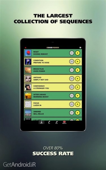 دانلود I-Doser Premium v1.5.4 برنامه هماهنگ سازی امواج مغزی اندروید