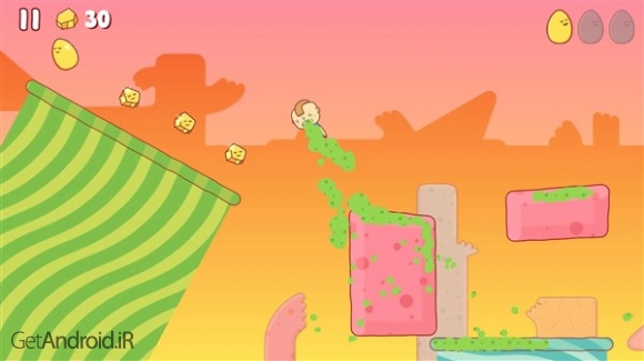دانلود Eggggg – The Platform Puker 1.3.1 بازی اکشن تخم مرغ اندروید
