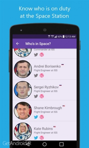 دانلود ISS Tracker v3.2 برنامه ردیابی ایستگاه فضایی اندروید