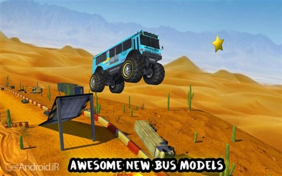 دانلود Crazy Monster Bus Stunt Race 1.3 بازی اتوبوس های غول پیکر اندروید