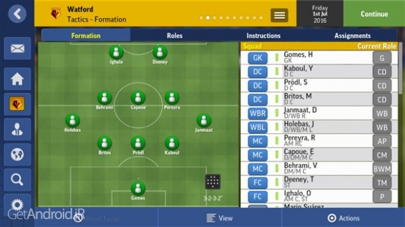 دانلود Football Manager Mobile 2017 v8.0 بازی موبایل مدیریت فوتبال 2017 اندروید