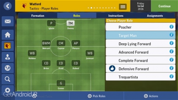 دانلود Football Manager Mobile 2017 v8.0 بازی موبایل مدیریت فوتبال 2017 اندروید