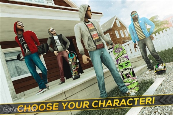دانلود True Skateboarding Ride 2.11.2 بازی اسکیت بورد واقعی برای اندروید